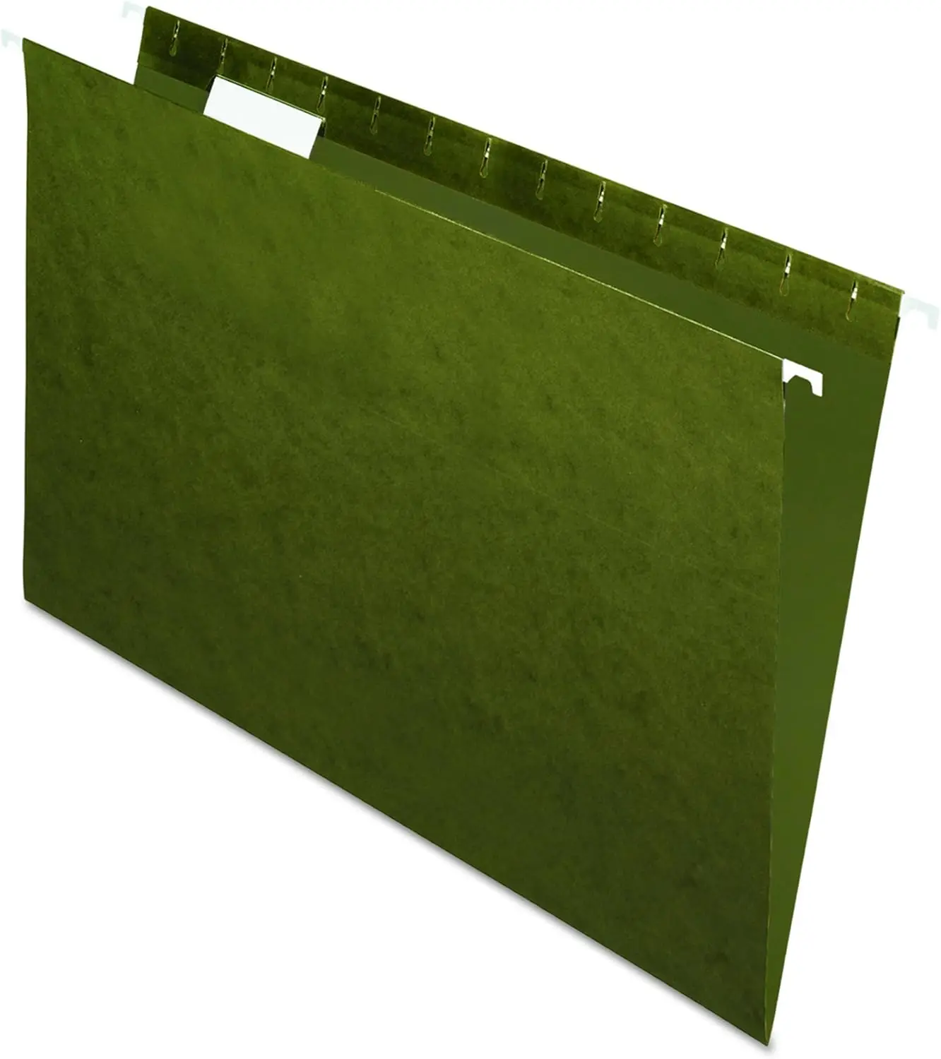 

Recycled Hanging File Folders, Legal Size, Green, 1/5 Cut, 25 per Box for Office Organization