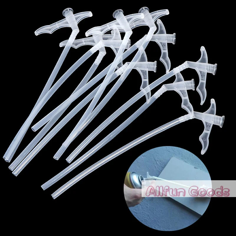 [T5]10pcs Spray Foam Tubes Nozzle  Filling Insulating Foam Tube DIY Polyurethane Foam Glue  Connection Tube Tools