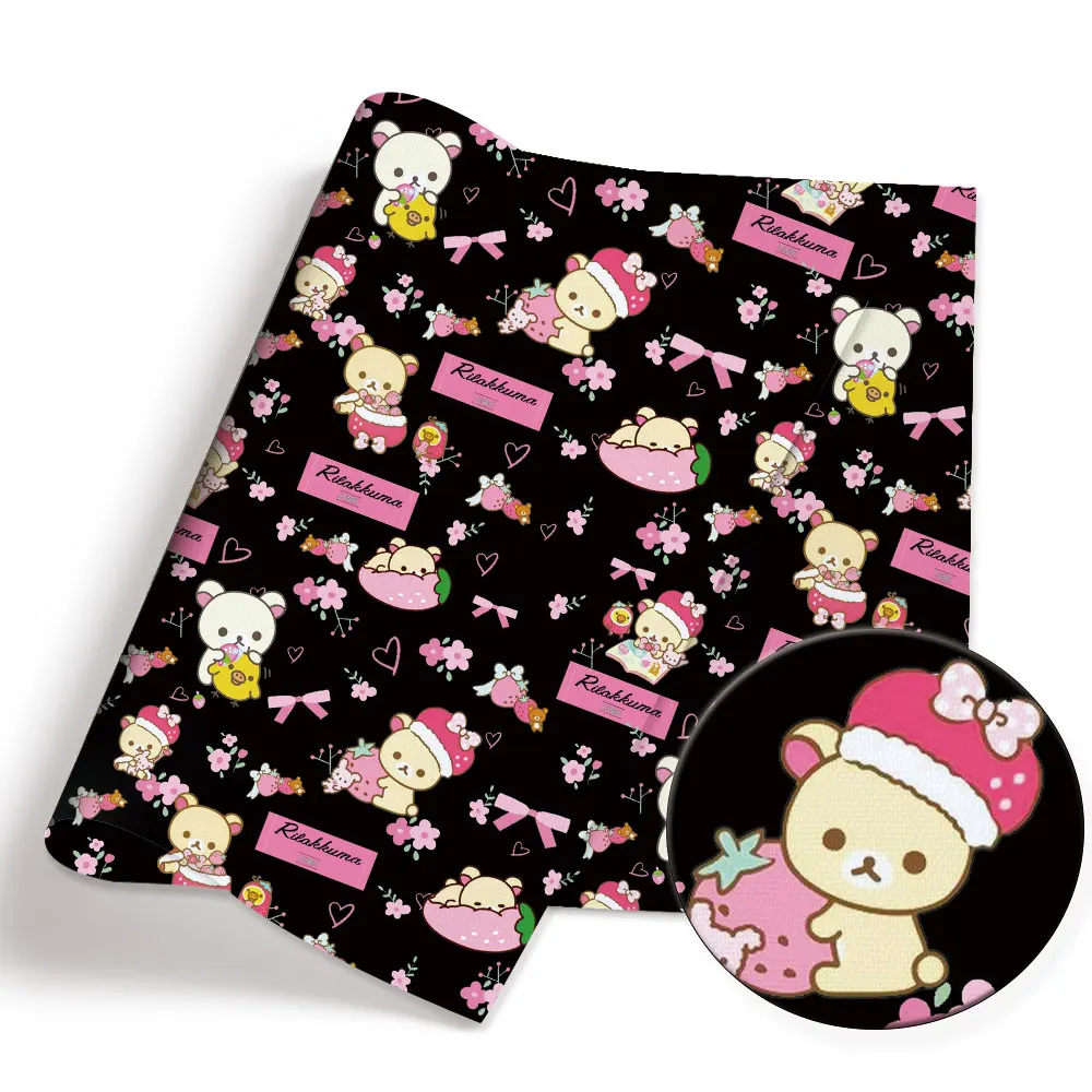 Hello Kitty 140x50CM Cartoon Polyester cotton fabric Patchwork Tissue Kid Home Textile Sewing Doll Dress Curtain cotton Fabric
