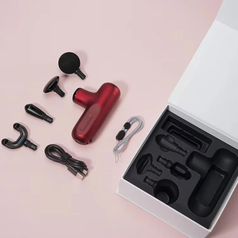 2025 Percussion Vibrating Body Facial Muscle Massage Gun Professional Deep Tissue with Heat and Cold