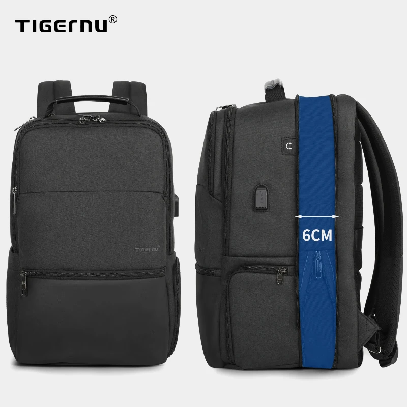 

Tigernu T-B3905 19 Inch Expandable Simple Back Pack Waterproof Usb Rfid Bagpack Mochila Laptop Backpack For Men