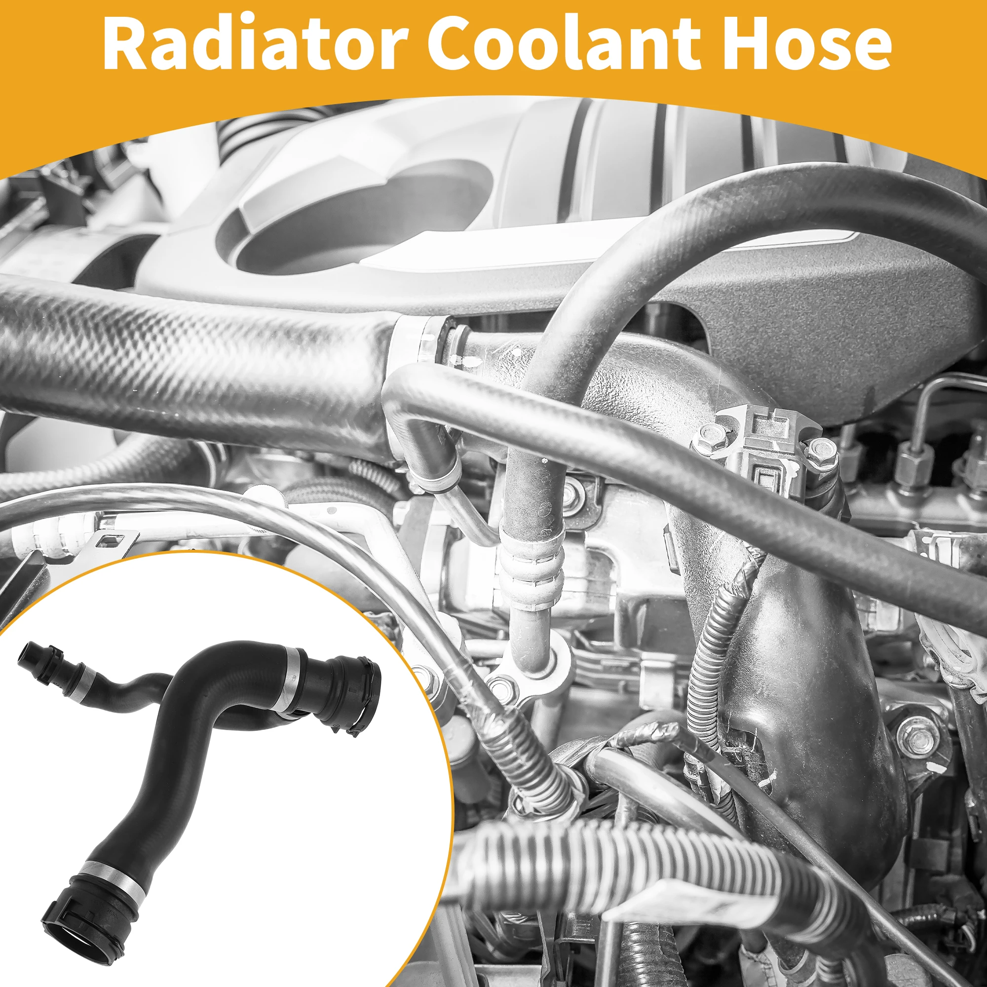 

Шланг охлаждающей жидкости радиатора UXCELL для BMW 528i xDrive 2009-2010 для BMW 530i 2006-2007