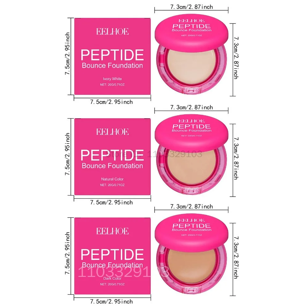 EELHOE-Base hidratante resistente al agua, crema con cojín de aire, luz Natural transparente, ilumina el tono de la piel, maquillaje Base de alta cobertura