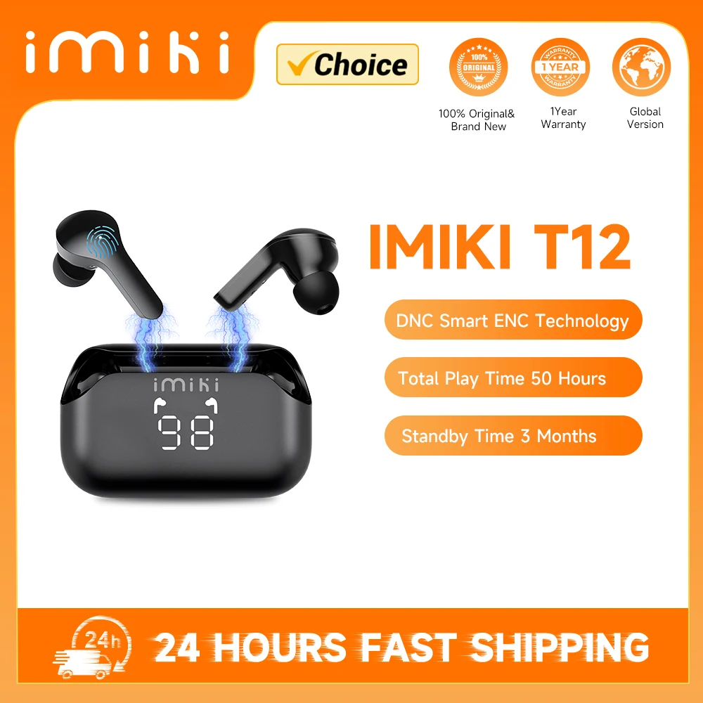 IMIKI T12 אוזניות בלווטוורת' אמיתיות – ביקורת מפורטת, ניסיון אמיתי וטיפים מקצועיים למשתמשים