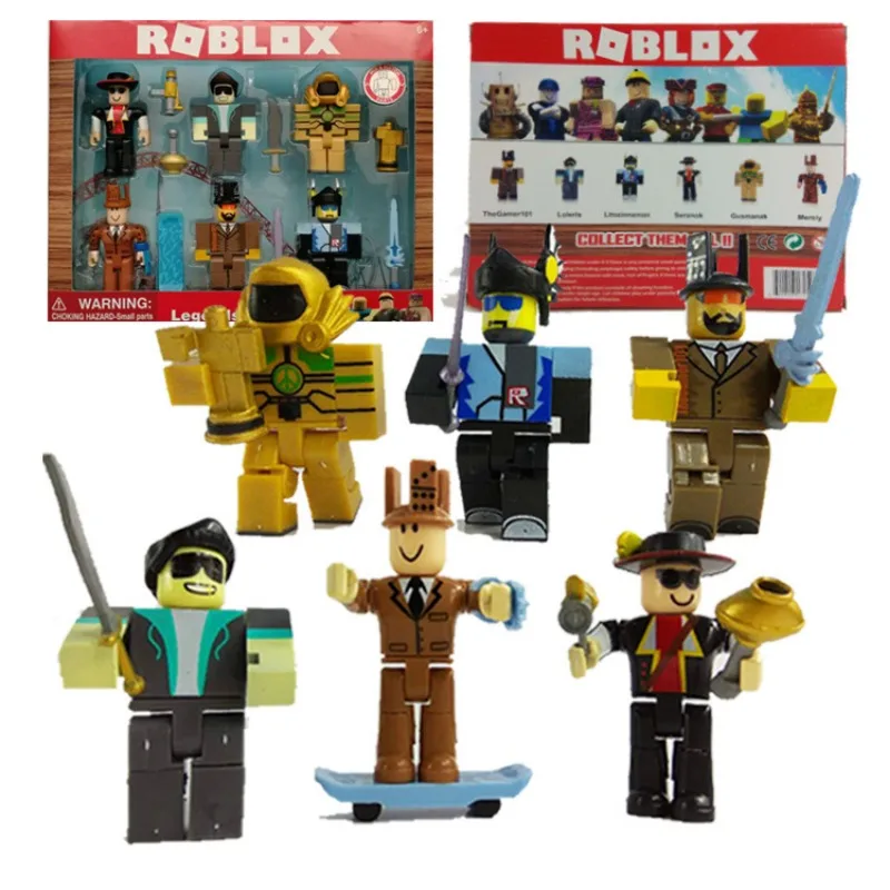 

6-9CM 6PCS Roblox Figures Anime Toys Children Cartoon Kids Mini Action Figures Toy Game 3D Character Model Kawaii Christmas Gift