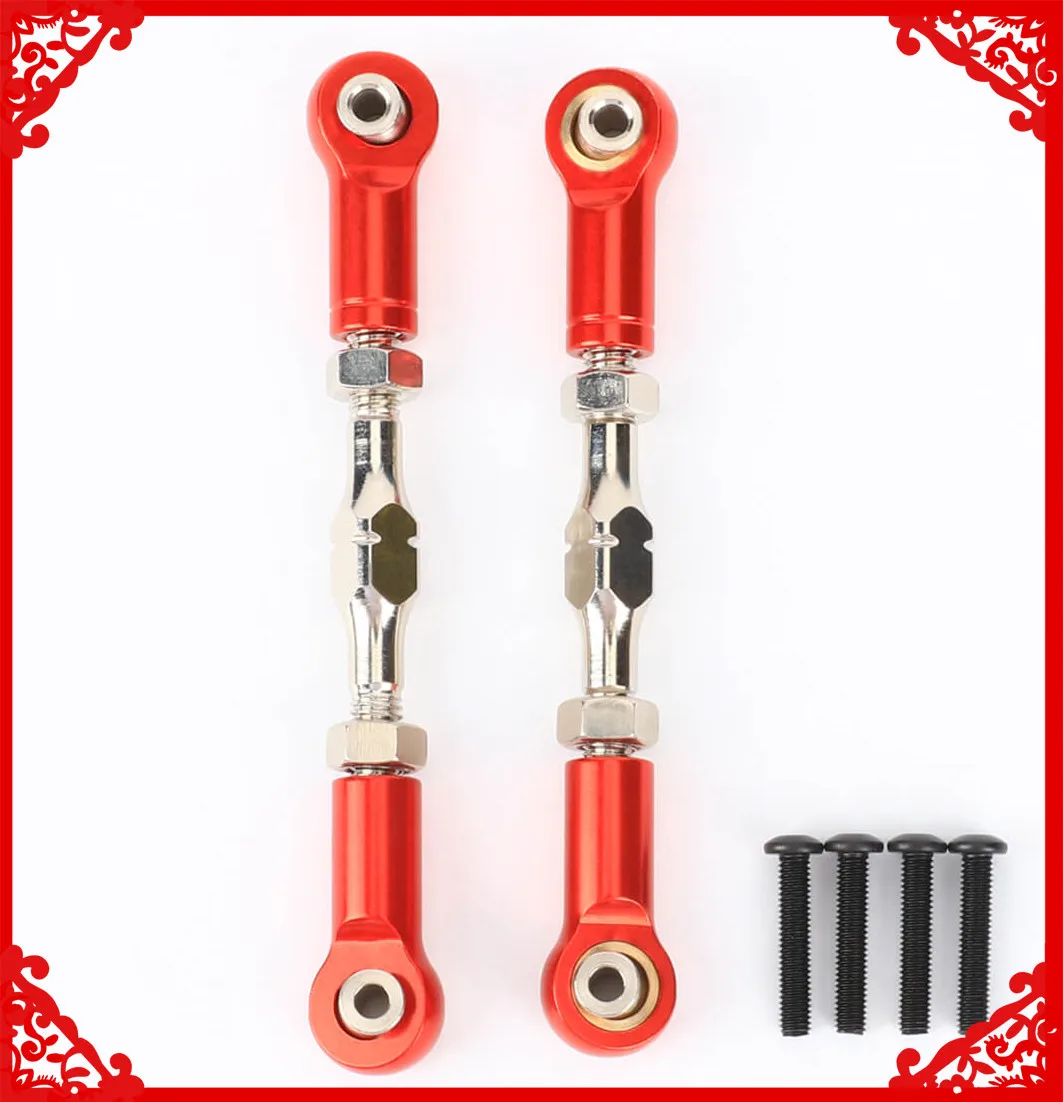 RCAWD Aluminum Thicker front Suspension Upper Links  for 1/10 LOSI Baja Rey 4WD 1/10 Hammer Rey U4  Rock Racer Upgrades parts