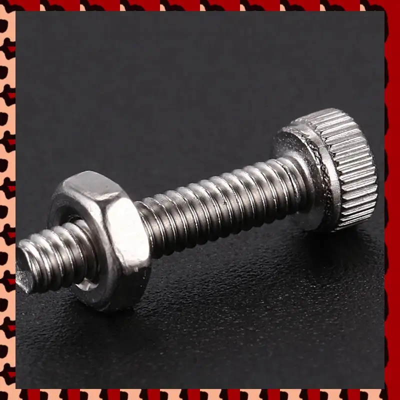 

A72P 150Set M2x10mm Hex Socket Head Knurled Cap Screws Bolts Nut
