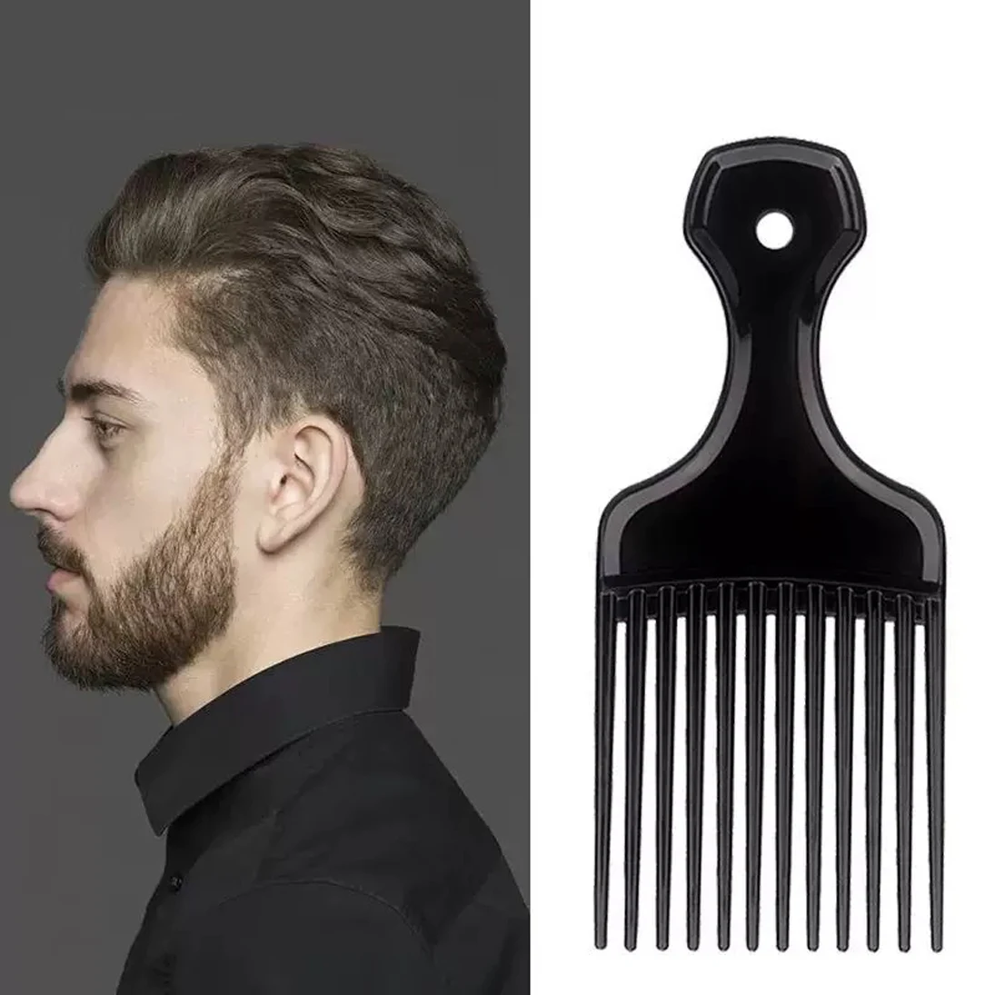 1/12PCS Hair Styling Combs for Slicked Back Hairstyle and Texture, African style Smooth insert Combs,Salon Hairdressing Combs