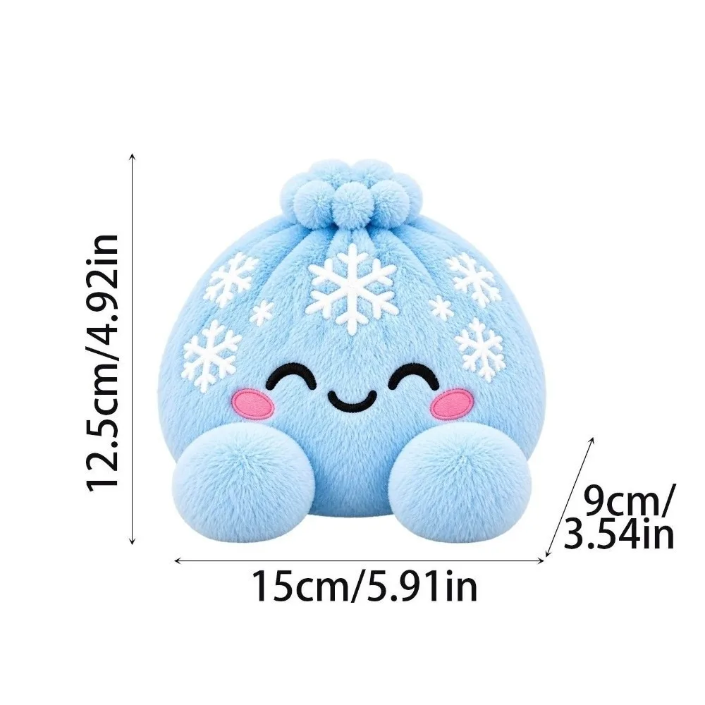 Gifts Soft Christmas Dumpling Squishy Snowflake Pattern Squeezy Stress Relief Squeeze Gift