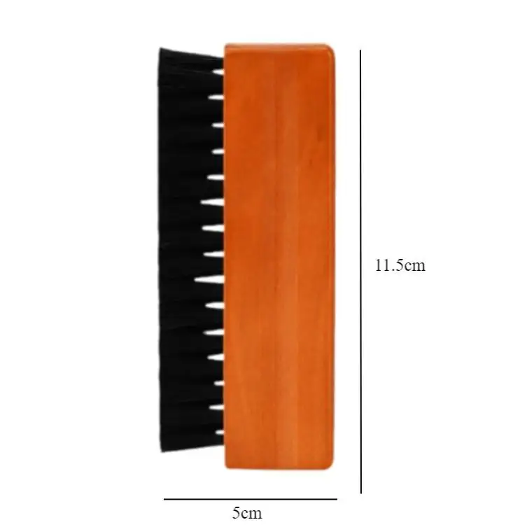 Gravar limpeza escova para álbuns, leve, cerdas macias, fonógrafo