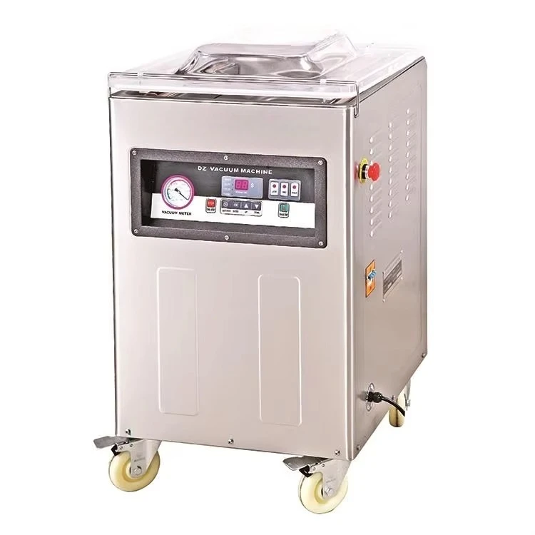 DZ-500/2E Stainless Steel Single Chamber Vacuum Packager For Food