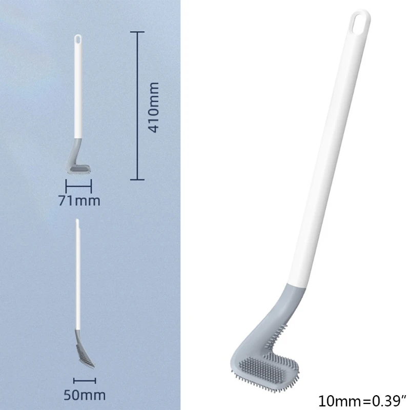 Cepillo fregado para inodoro colgante con gancho adhesivo, limpieza baño, inodoro, envío directo