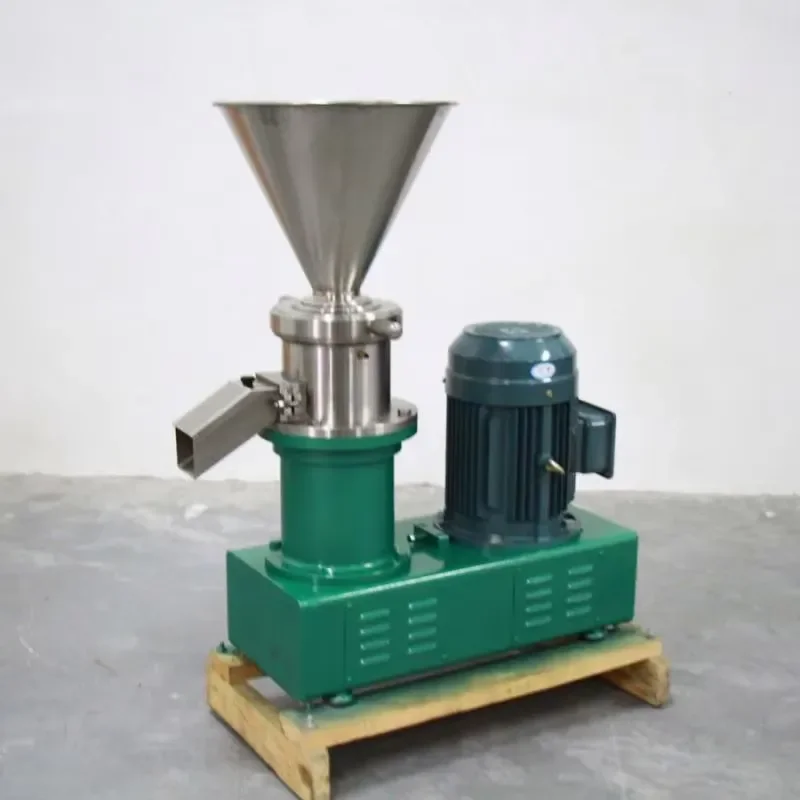 Colloid Mill Grinder Oats Milks Almond Peanut Butter Spice Hummus Sauce Grinding Machine Food Industry Making Equipment 80