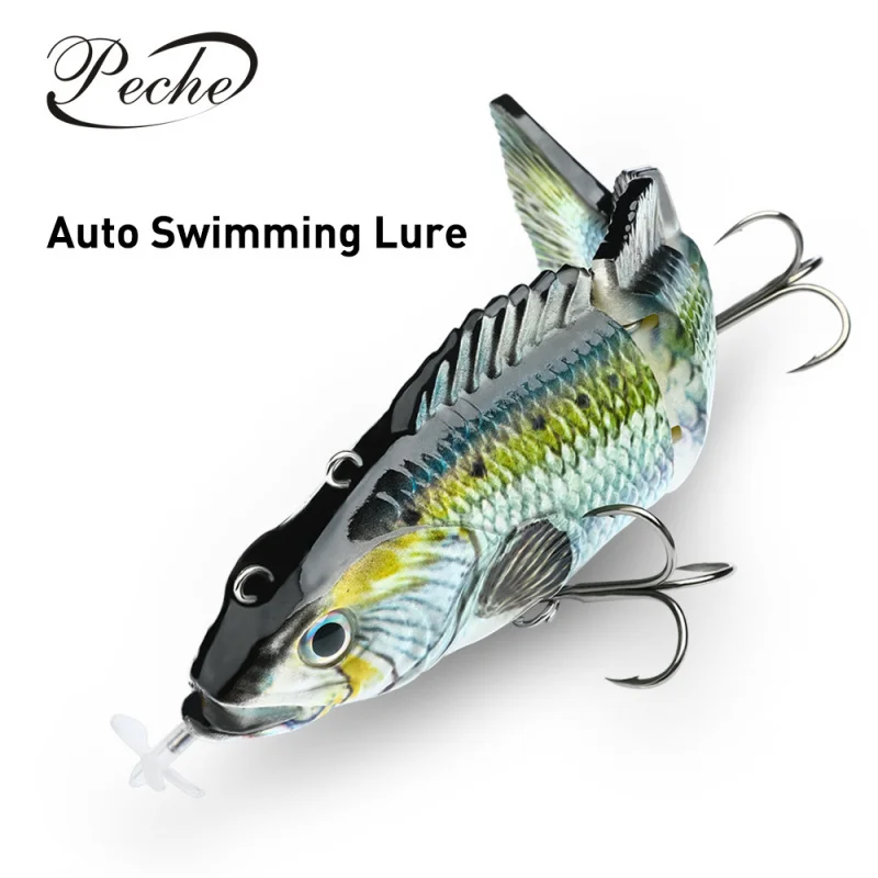 Electronic Fish Automatic Swimming Bait Propeller Intelligent Lure