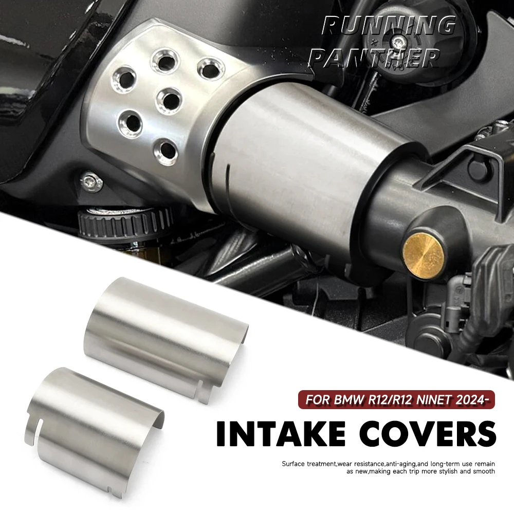 

Motorcycle Air Intake Covers For BMW R12 R 12 NineT NINET 2024 2025 Protective Accessories Parts Guard Stainless Steel Kit