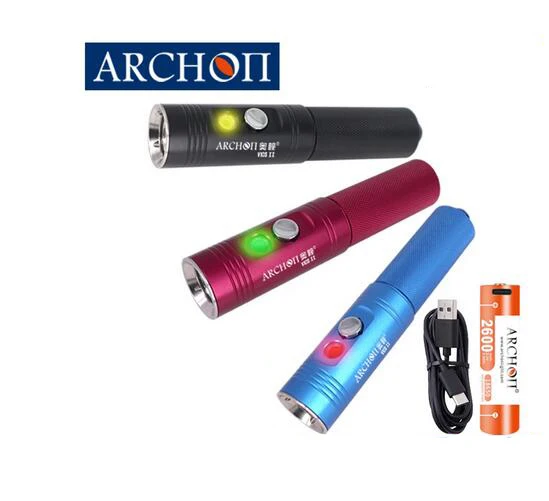 

ARCHON Diving Flashlight 1200 Lumen LED Diving lights Underwater 100m Torch Dive Photoraphy Lamp V10S-II