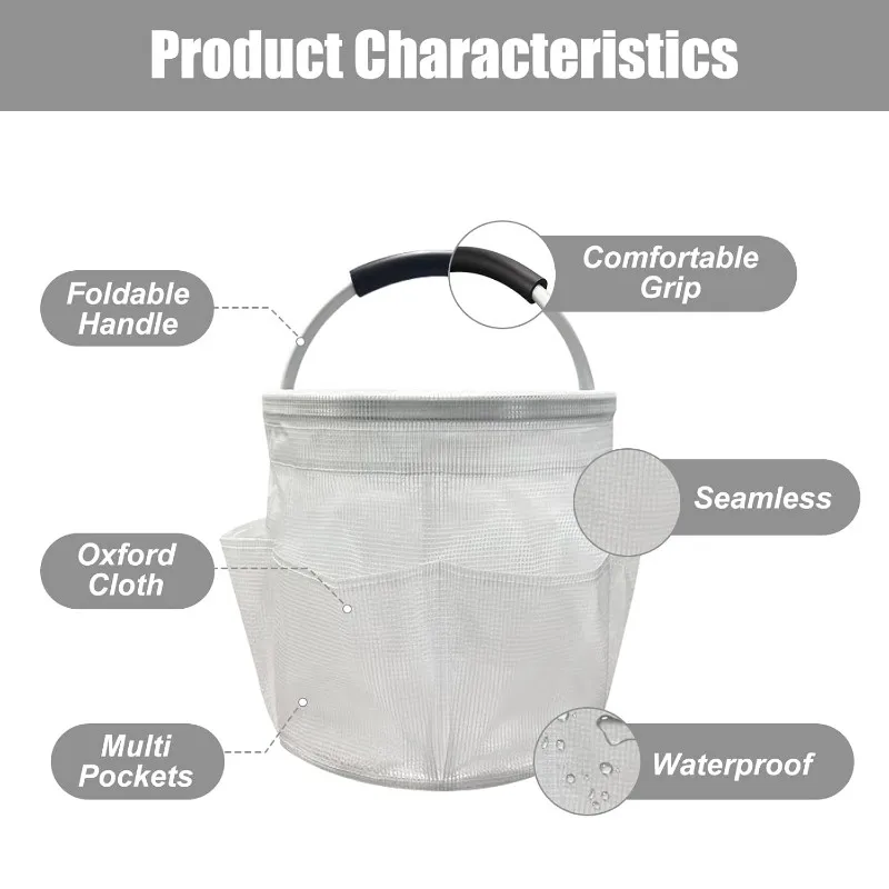 ABRT-Portable, Foldable Multi-Purpose Oxford Cloth Storage Bag For Travel, Picnic, And Home Organization
