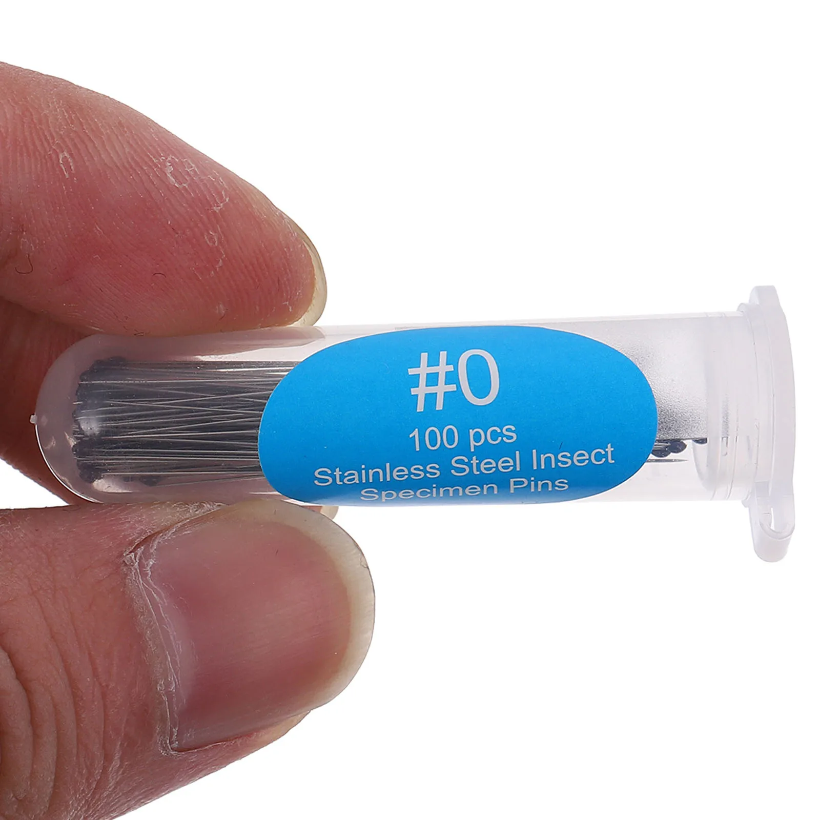 

300Pcs Entomology Pin Stainless Steel 40mm Specimen Pin Rust Resistant Collecting Needle Collection Needle Collection Needles