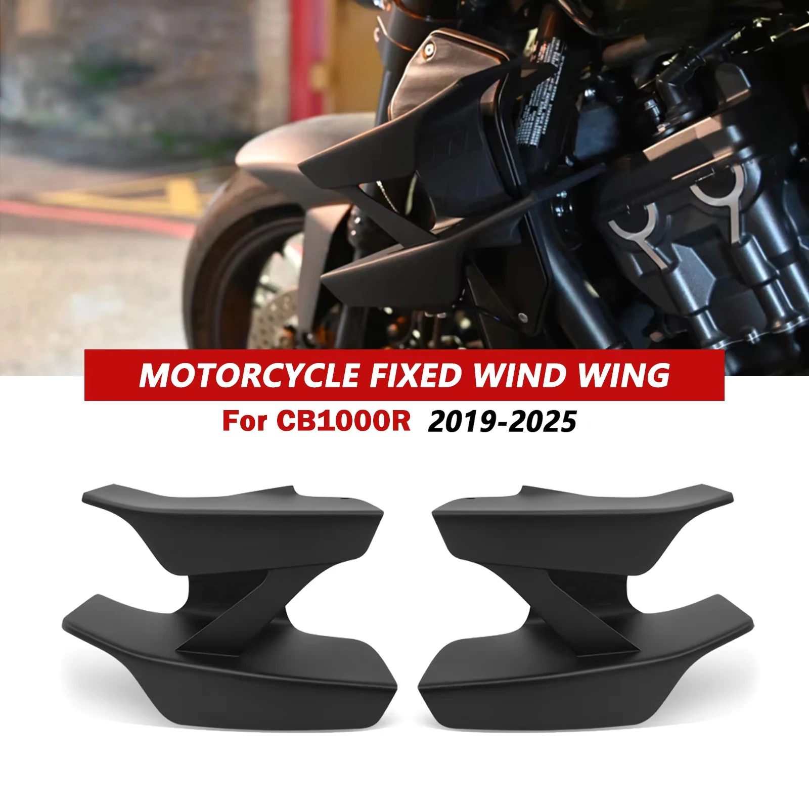 

Аксессуары для мотоциклов, боковое крылышко, спойлер, крепление ветрового потока, крыло, передний обтекатель, воздуховод для Honda CB1000R 2019-2025 CB 1000R