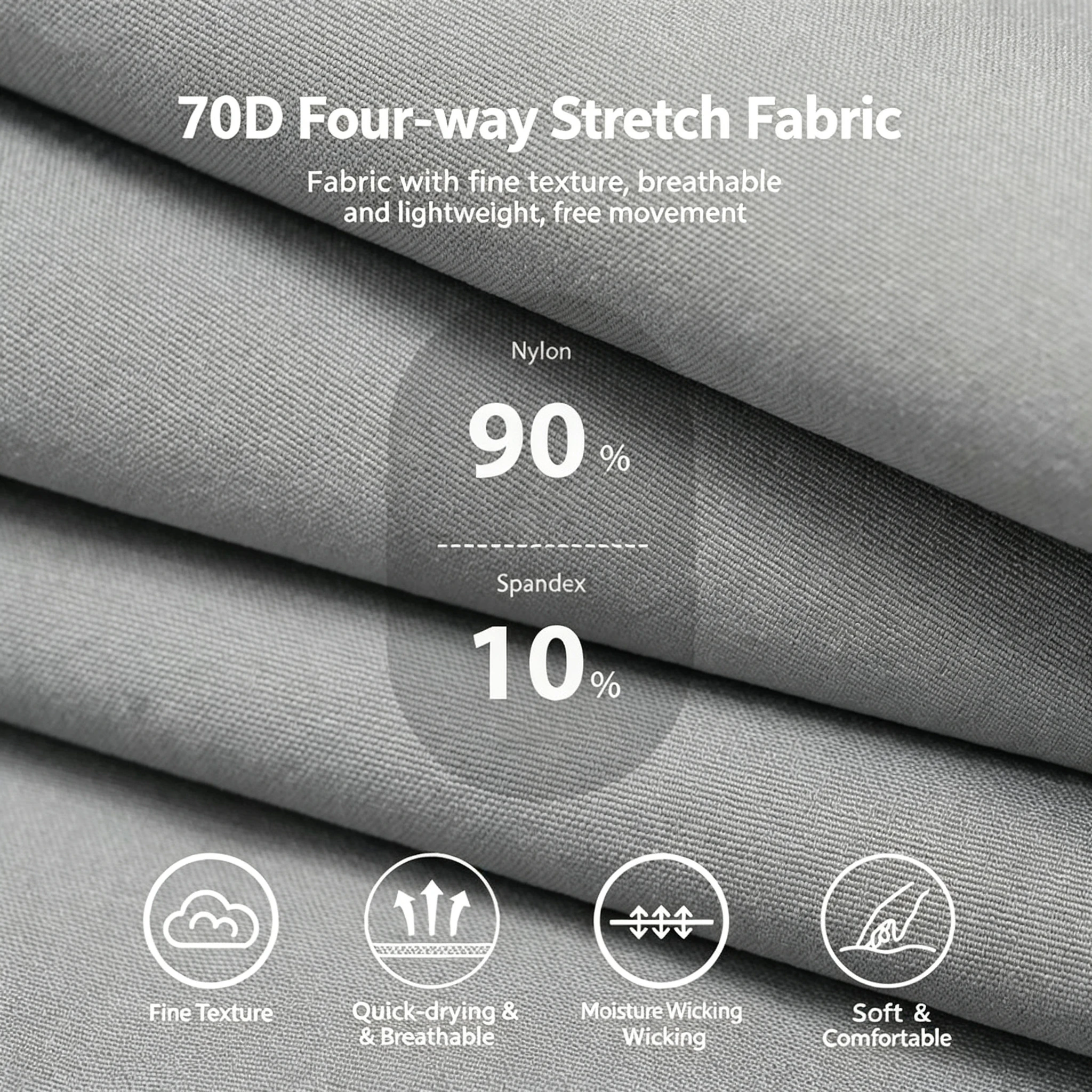 Men's quick-drying, stretchy, casual sports shorts, perfect for marathons, running, and fitness.