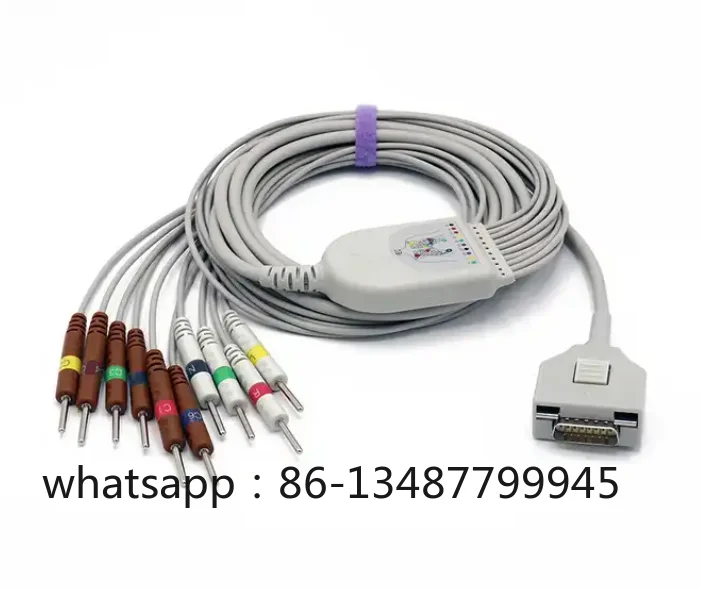 

Fukuda ME Cardisuny/KP-500/KP-500D ECG/EKG cable New