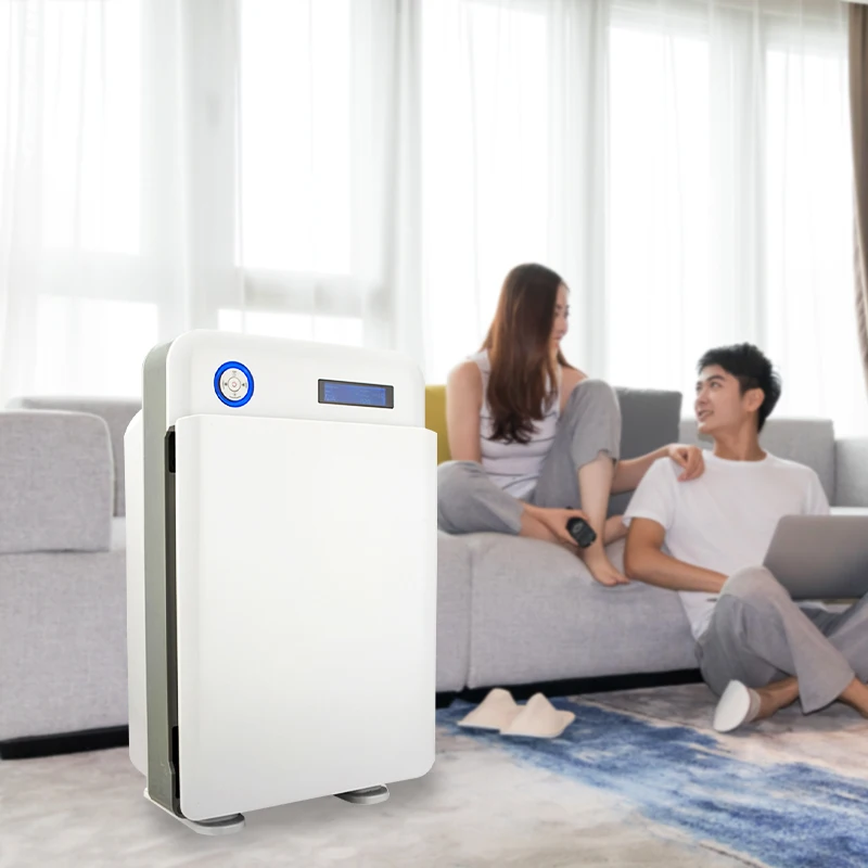 Room Air Purifier HEPA With Humidifier Water Tank Dust Smoke Removal