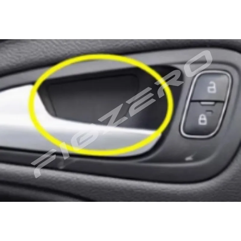 Inner Pull Handle Screw Cover Button Handles Small Round Door Puller Cap for Ford Focus 2012 2013 2014 2015 2016 2017 2018 - view 2