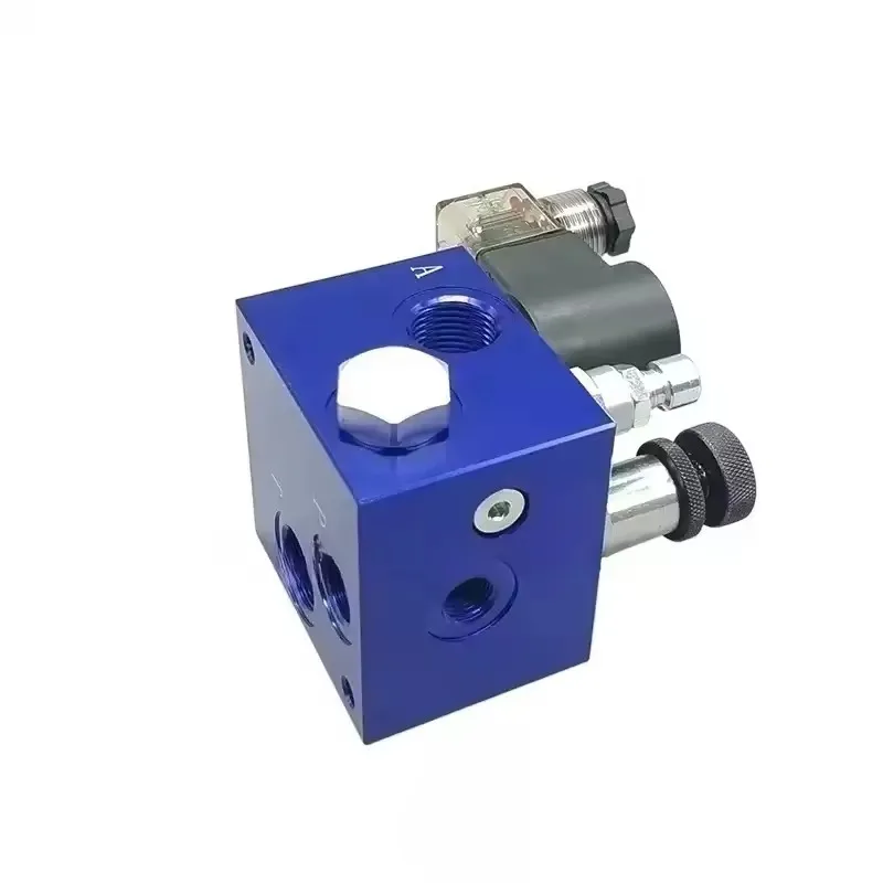 ET02 Hydraulic Valve Block Manual Adjustable Pressure Valve for Hydraulic Station Lift Platform
