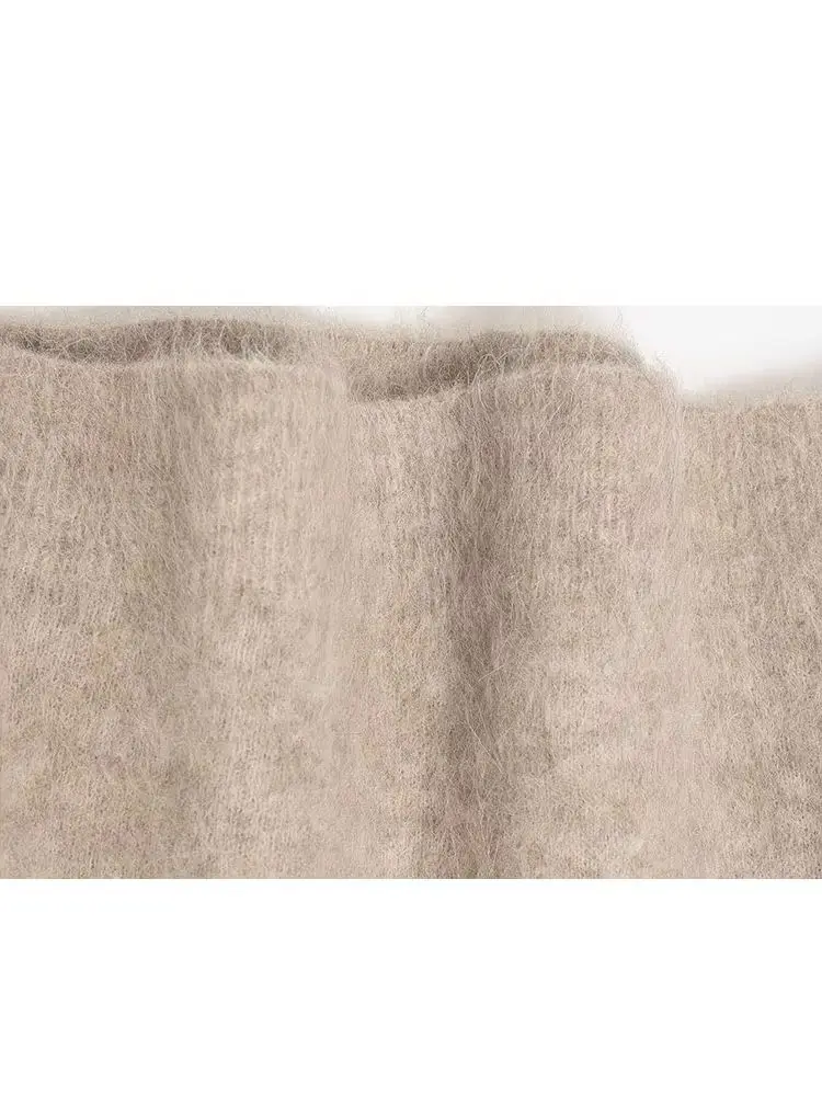 

HH женский зимний модный лыжный свитер из альпаки, жаккардовый вязаный свитер, женский универсальный пуловер с круглым вырезом и длинными рукавами, Mujer