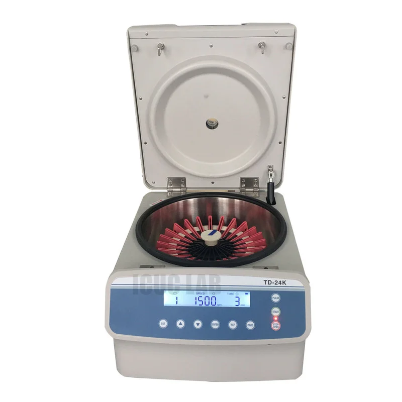 Gel Blood Type ID Cards Centrifuge Machine 24 Serological Laboratory Centrifuga TD-24K