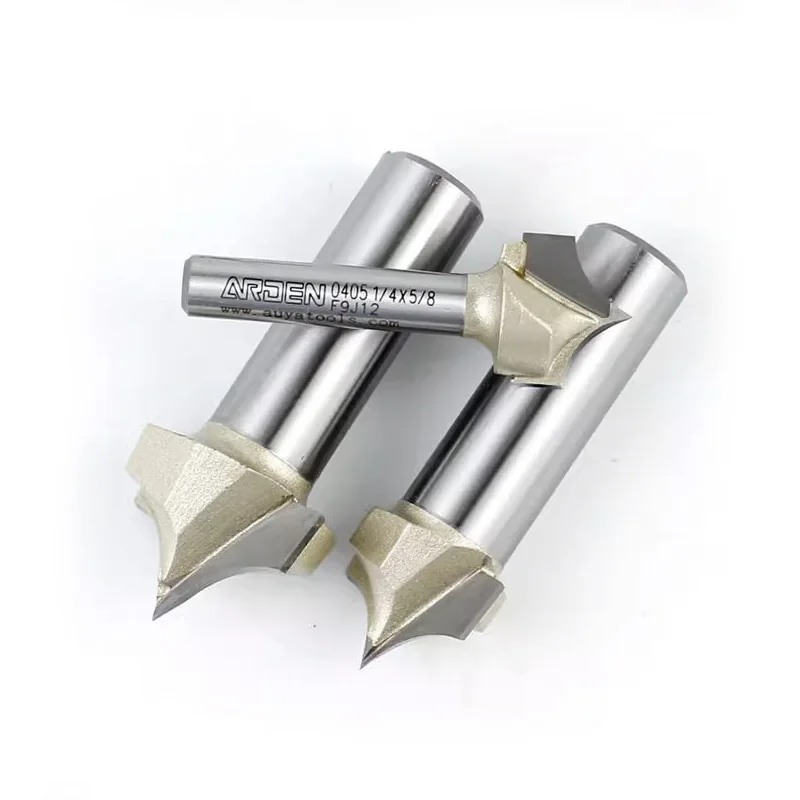 Point Cutting Round Over Bit 1/4 1/2 Shank Cnc Wood Router Bit Carbide Carving Tools Router Bits for Woodworking