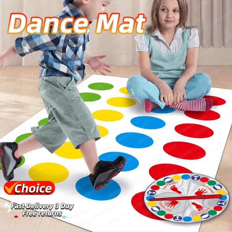 Halloween Twister Game Multiplayer Party Games Jumbled Bigger Mat More Colored Spots  Family Kids Party Game  Compatible