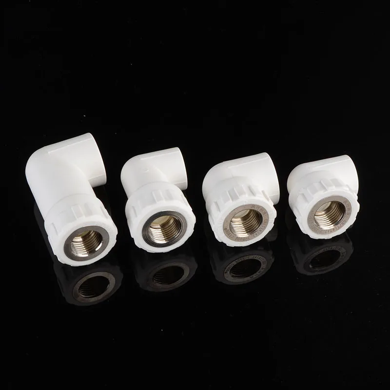 1-50 Uds DN20/25mm PPR accesorios de tubería de codo de fusión en caliente rosca macho 1/2 "conector reductor accesorios de tubería de agua accesorios adaptadores