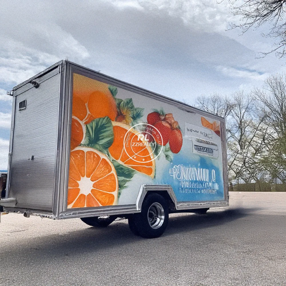 Mini camión móvil para comida y café, camión móvil a la venta, Barras Remolques de Tailandia, carrito, remolque de comida, Camper a bajo precio