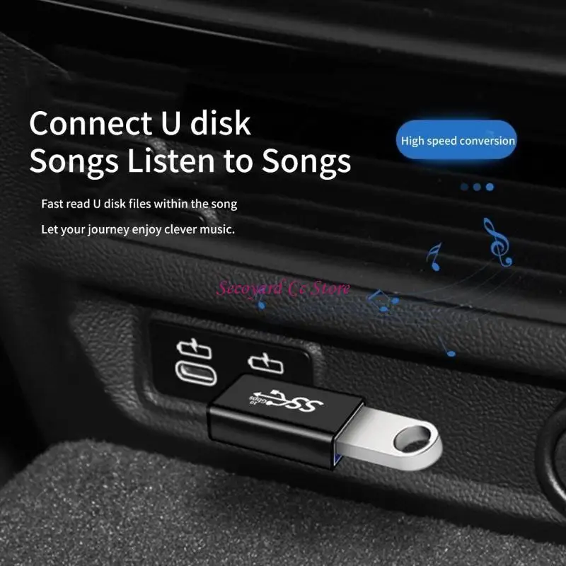 

N3uc aluminumtype c в USB Quick Arates Adapter 90 -градусная ссылка и легкий сцепление типа C к USB -адаптеру для занятого жизни