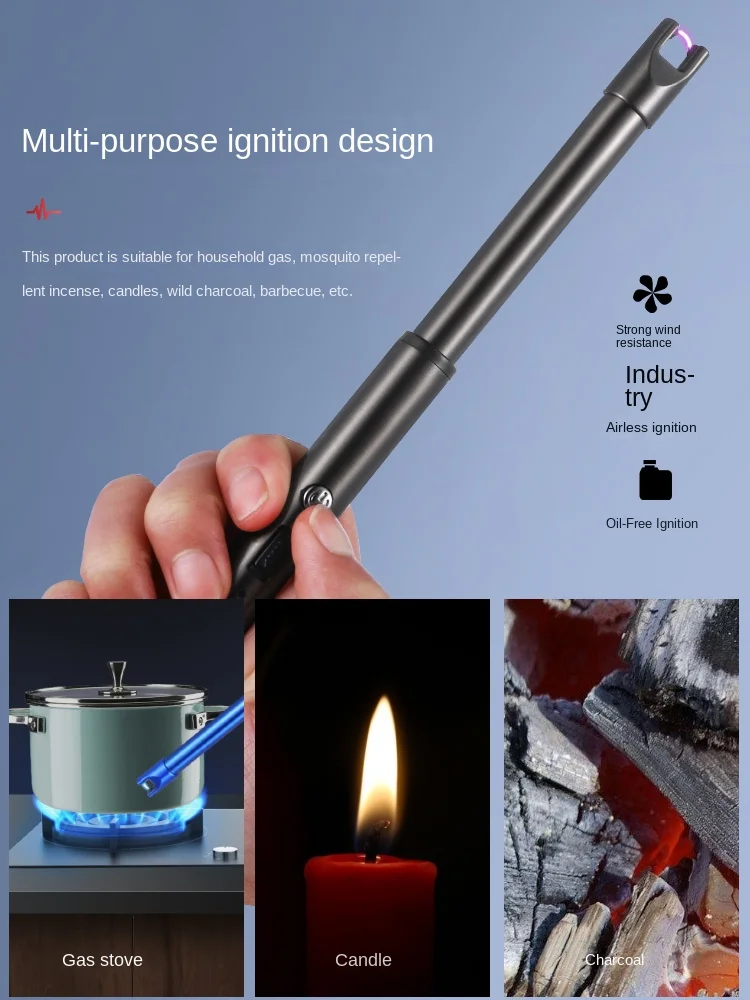 Stove Lighter Aromatherapy Long Handle Burning Torch Stick Artifact Electronic Gas Xinxin 1159