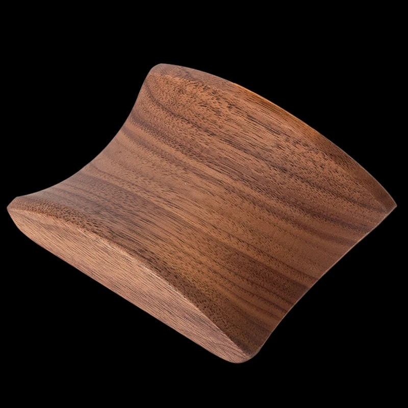 Wooden Headphones Stand Holder,Aluminum Alloy Desk Lock Clip Headphone Bracket,Easy Install Headset Display Hanger