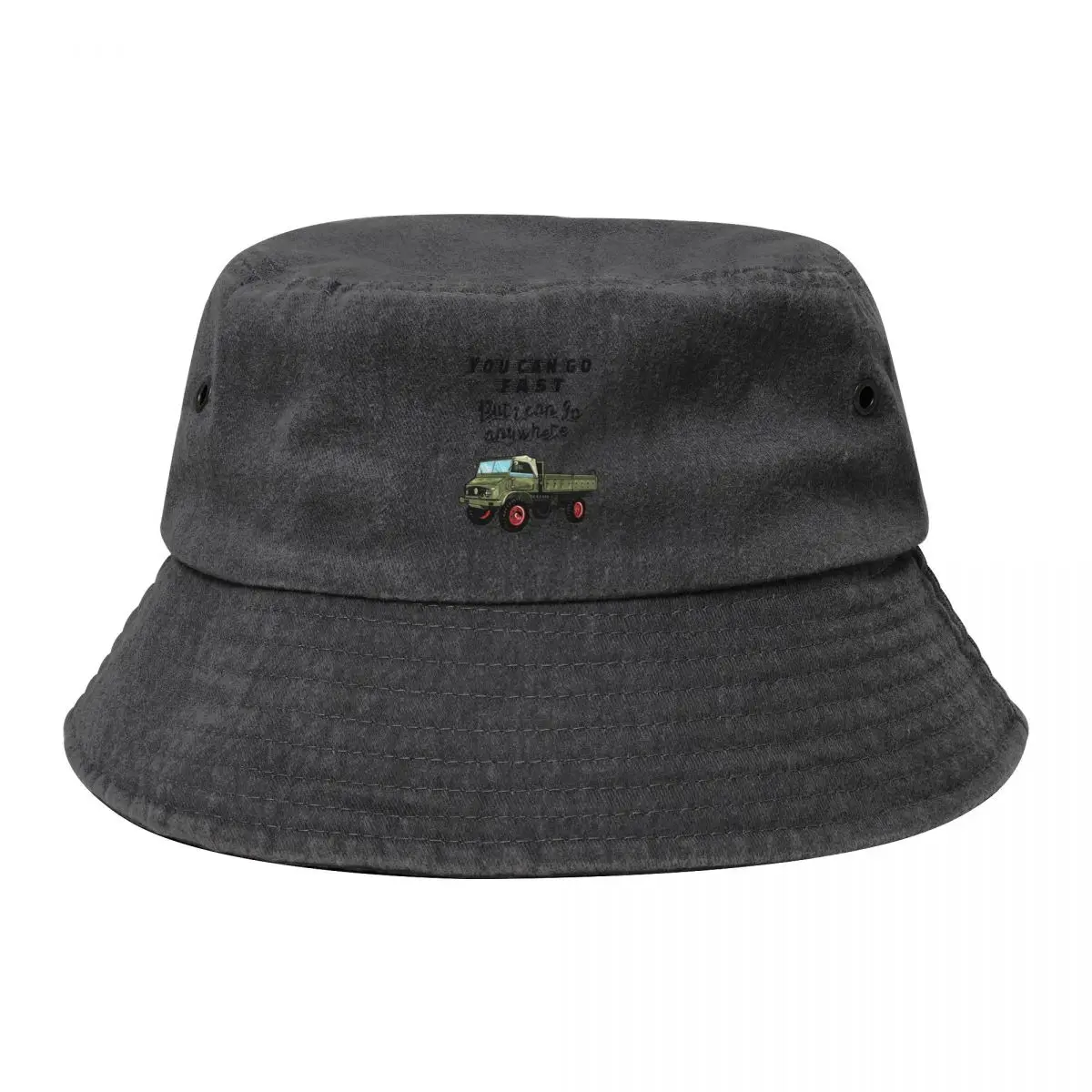 

You can go fast! - Unimog - classic cars - off-road Bucket Hat New In The Hat Luxury man cap Christmas Hat fun hats Women Men's