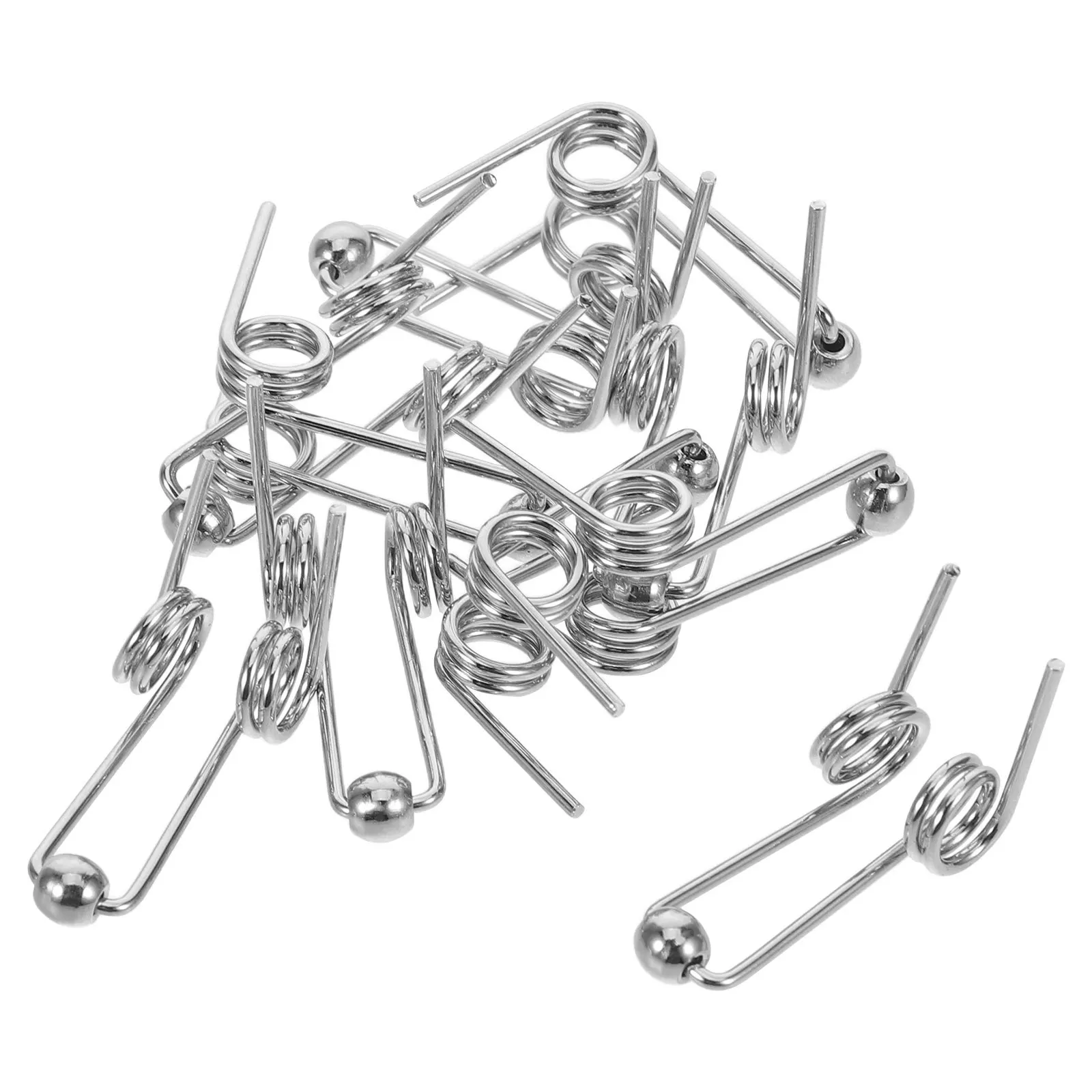 

10Pcs Double Torsion Spring for Curling Iron Stainless Steel Heat Resistant Hair Styling Tool Repair Accessories