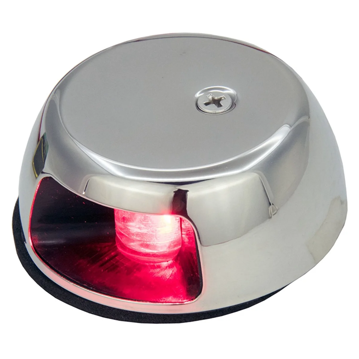 

AA25 Marine LED Navigation Light Red Green Stainless Steel Side Lights Horizontal Mount 12V for Pontoon and Small Boat