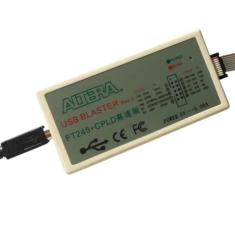 

Altera USB blaster download cable supports FPGA / CPLD debugging simulator Rev C high speed version