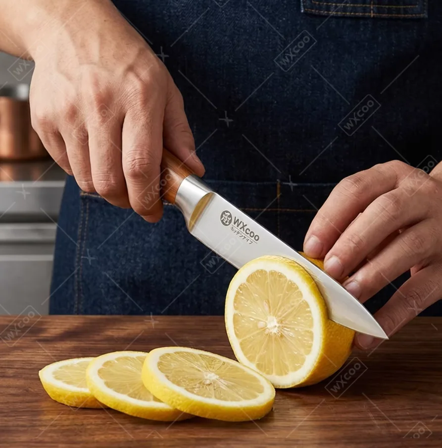 WXCOO Kitchen Knife Set Handmade Forged Fruit Utility Knife Meat Cutting Lamb Knife Ideal For Household Cooking Accessory