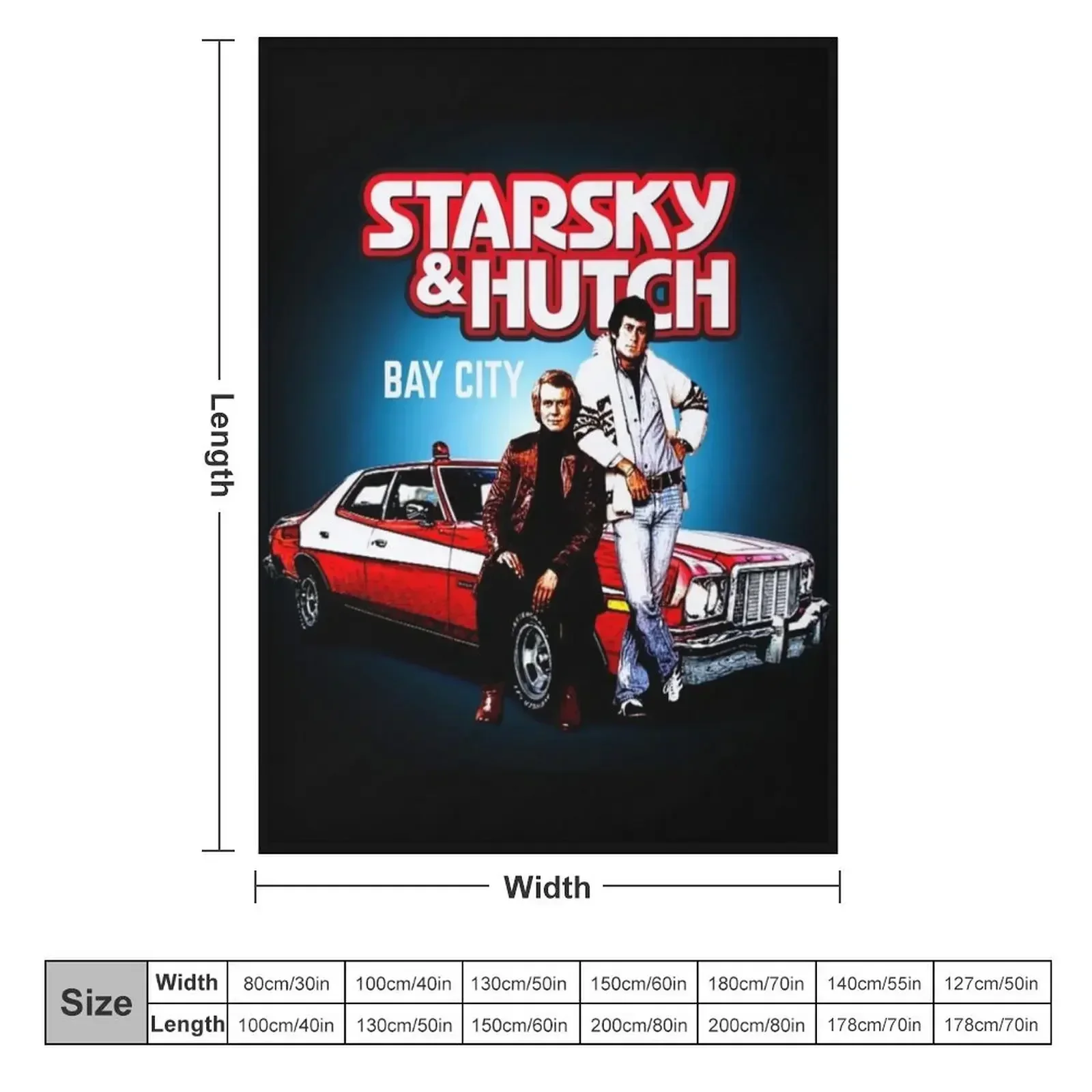 Starsky and Hutch TV series Throw Blanket wednesday Plaid on the sofa Luxury Blankets