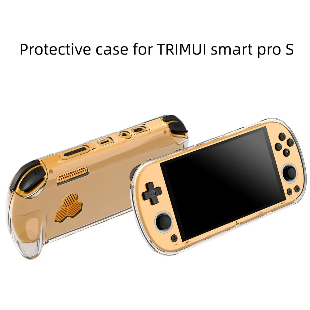 

Suitable For TRIMUI Smart Pro S Game Console Protective Cover TPU Cooling Transparent Anti-Drop Case