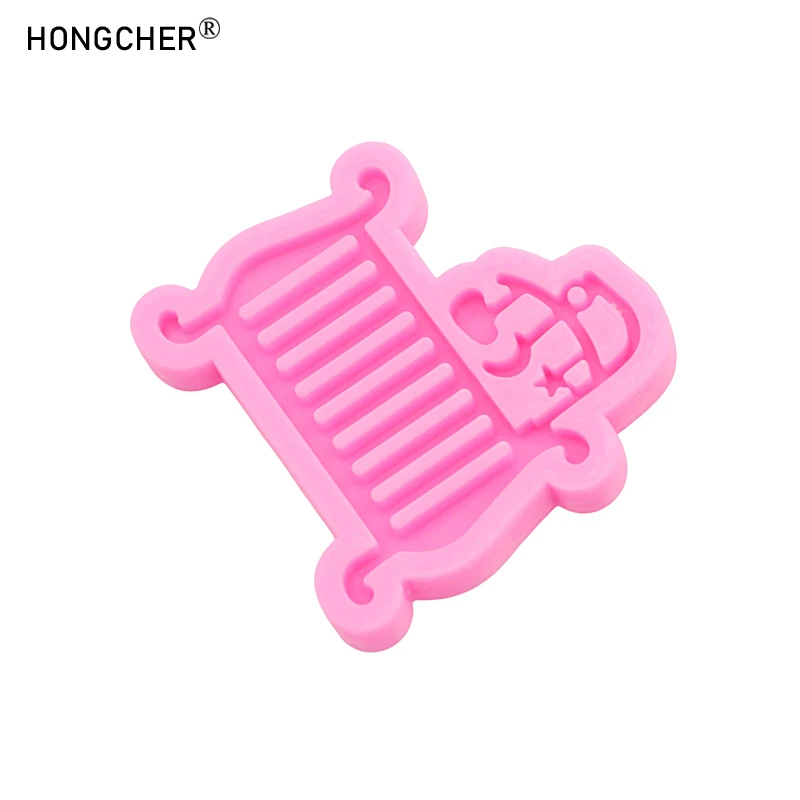 لامعة محاكاة سرير درج مجوهرات اكسسوارات قالب من السيليكون DIY بها بنفسك أقراط القلائد المعلقات المعلقات الزخرفية قوالب بالتنقيط #5