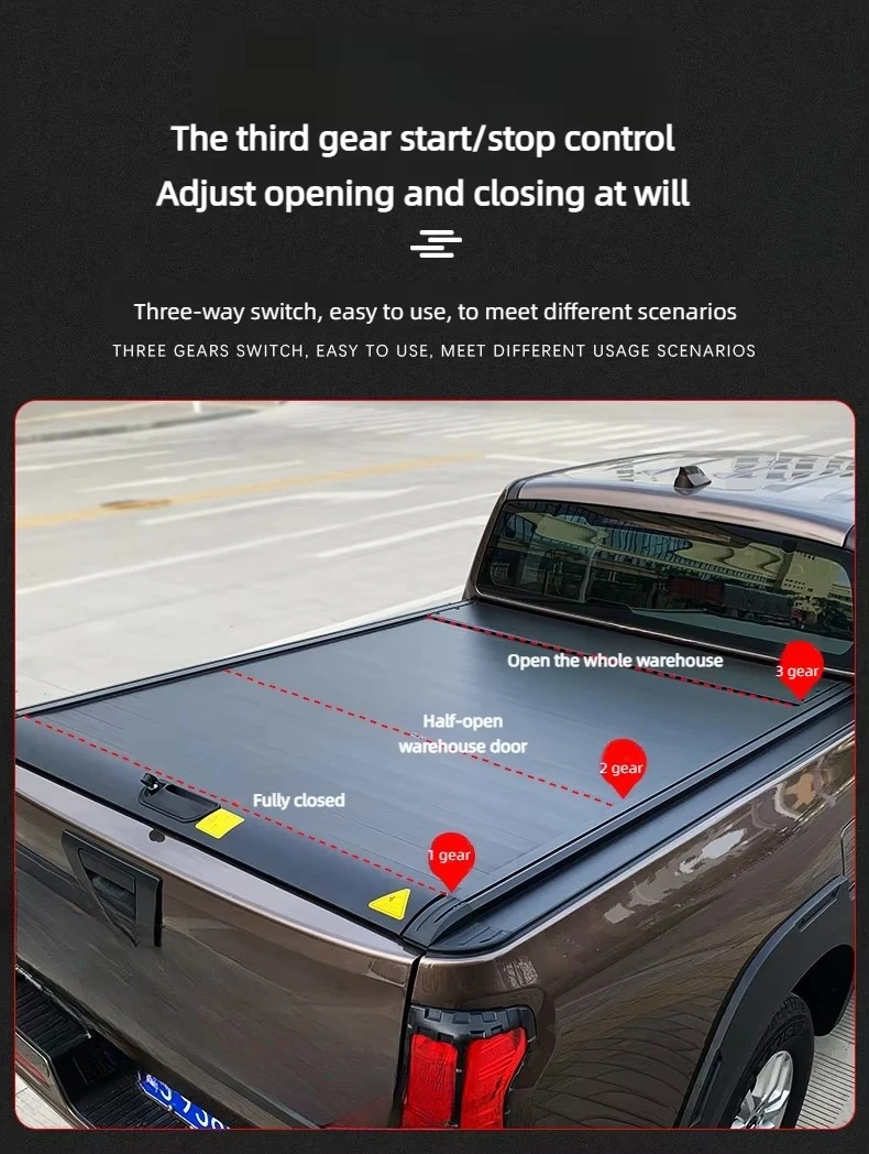 

Водонепроницаемый ролл-тент для пикапа, крышка кузова 4x4, аксессуар для автомобилей Chrysler Dodge