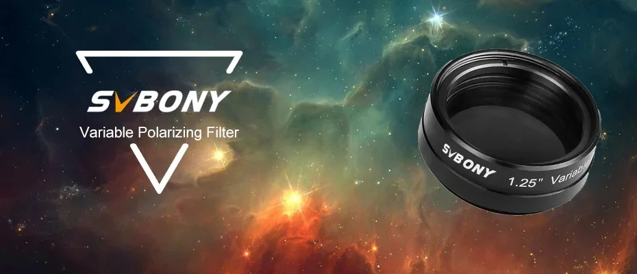 SVBONY 1,25-Zoll-Filter mit variabler Polarisation für astronomisches Monokular-Teleskop und Okular, die den Mond und Planeten anzeigen SV128 – Detail 2