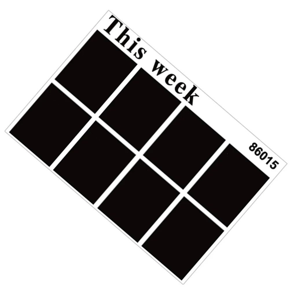 

Wide Chalkboard Contact Paper Blackboard Stickers Decals Calendar Planner Week Dry Erase Wall Removable Reusable Eco Pvc Strong