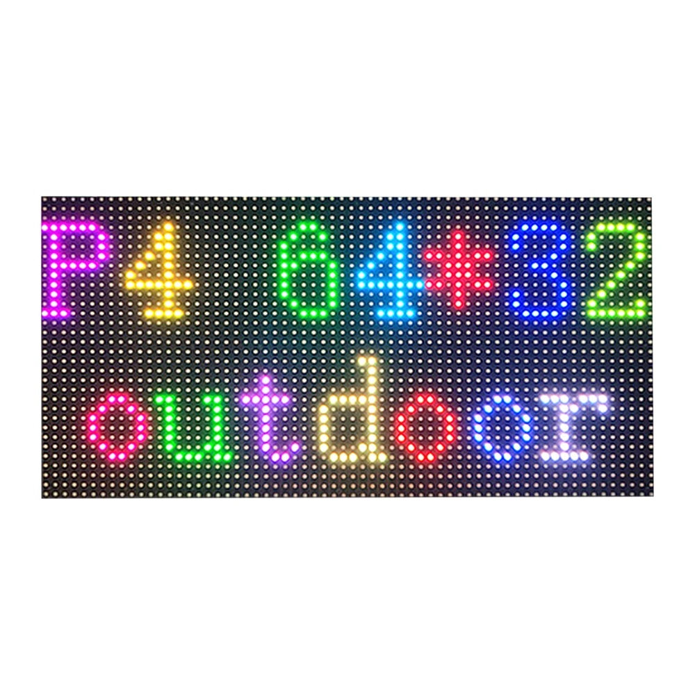 P4 Outdoor LED Display Screen 64x32 Pixels 256x128mm Matrix RGB Full Color LED Waterproof Module Led Panel Digtal Led Smd Board