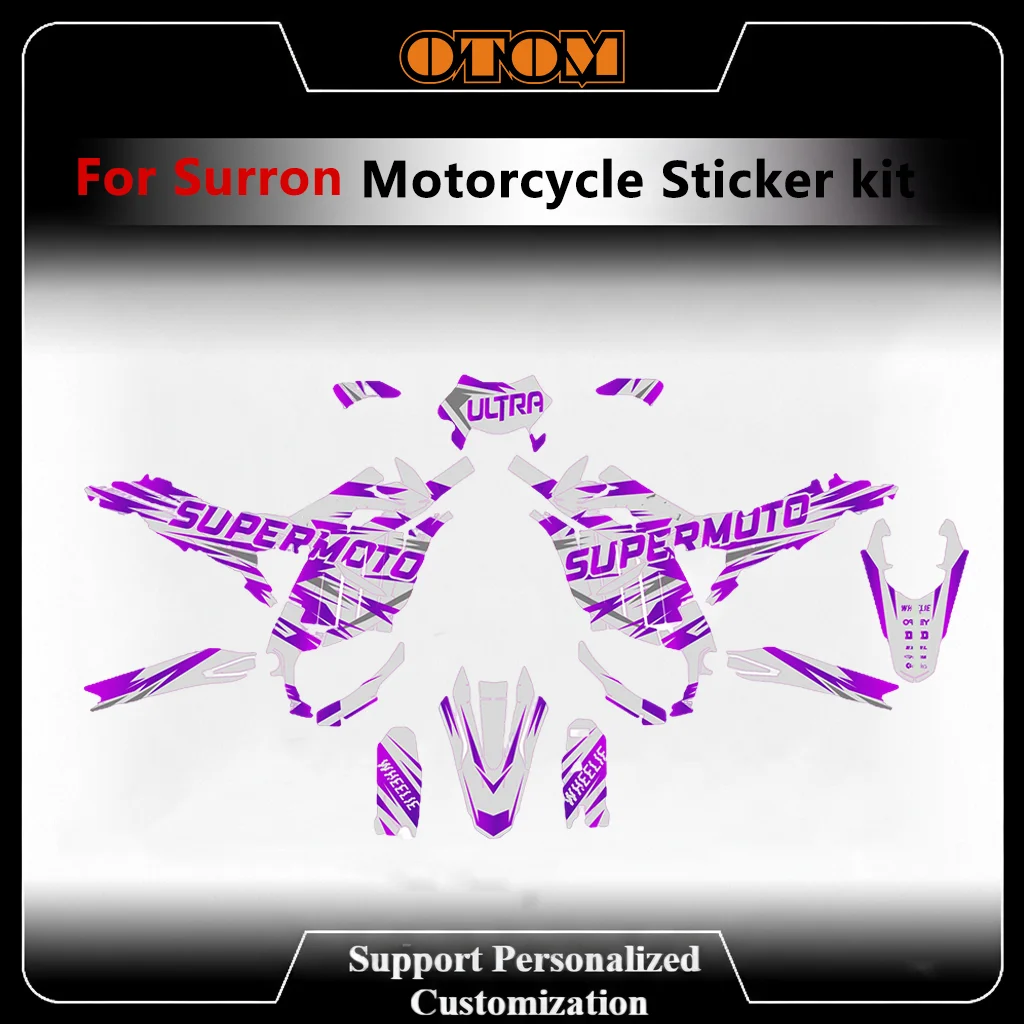 for-surron-ultra-bee-customize-motocross-holographic-graphic-background-decals-sur-ron-2023-2024-2025-glossy-stickers-kit